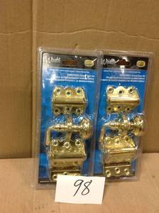 Wright Products Vinyl Screen Door Kit in Brass Plated in good condition
