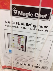 Magic Chef 4.4 cu. ft. Mini Fridge in Black not used