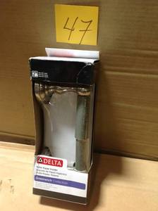 lot 47 image: Greenwich Toilet Paper Holder in Brushed Nickel not used