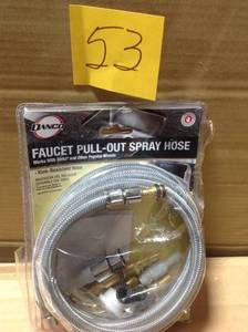 lot 53 image: DANCO Faucet Pull-Out Spray Hose for Kitchen Pullout Heads in good condition