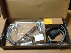 lot 55 image: Glacier Bay Market Single-Handle Pull-Down Sprayer Kitchen Faucet in Chrome in good condition