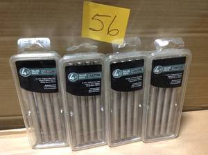 lot 56 image: Lot of 4 New Liberty 5-116 in. (128mm) Center-to-Center Stainless Steel Bar Drawer Pull (4-Pack) 