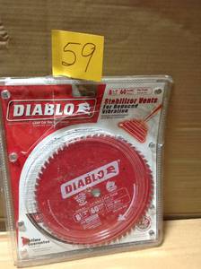 lot 59 image: 8-12 in. x 60-Teeth Fine Finish Saw Blade in good condition