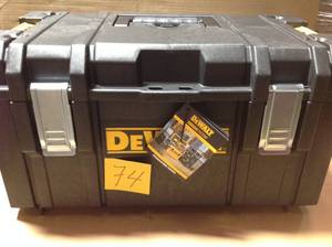 lot 74 image: ToughSystem DS300 22 in. Large Tool Box in good condition