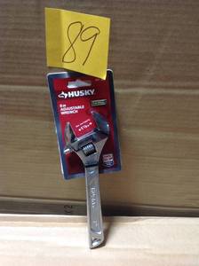 lot 89 image: Husky 8 in. Double Speed Adjustable Wrench in good condition