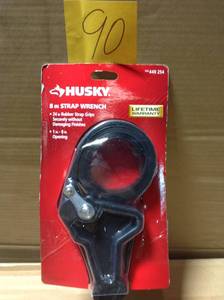 lot 90 image: Husky 8 in. Strap Wrench in good condition