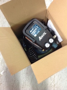 lot P8 image: ANVIL 2G Pancake Air Compressor with 7-Pieces Accessories Kit