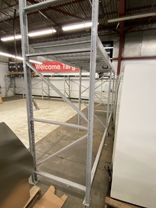 lot 2 image: Industrial 2-Section Pallet Racking Lot