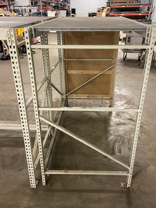 lot 4 image: Industrial Stand-Alone Pallet Rack