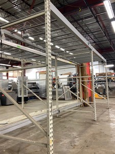 lot 6 image: Industrial 2-Section Pallet Racking Lot