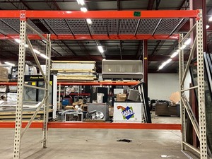 lot 7 image: Industrial 2-Section Pallet Racking Lot
