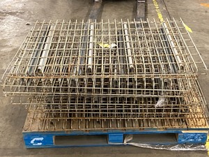 lot 34 image: Bulk Lot Of Pallet Racking Shelf Grates