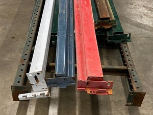 lot 39 image: Lot Of Assorted Mis-Matched Pallet Racking