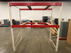 lot 23 image: Industrial Stand-Alone Pallet Rack