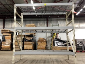 lot 27 image: Industrial Stand-Alone Pallet Rack