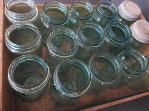 Blue Canning Jars