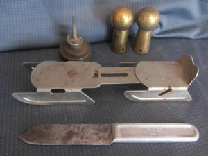 Military Knife, Skate, Eagle Oil Can