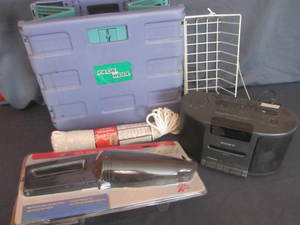 Folding Crate, Dust Buster, Dream Machine