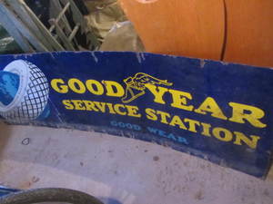 Goodyear Porcelain Sign