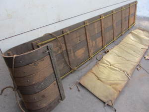 Vintage Wooden Toboggan