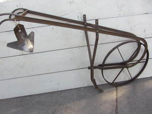 Antique Steel Wheel Hiller