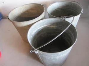 Galvanized Buckets