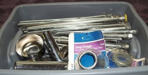 lot 64 image: Drain Pipes and Water Lines