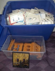 lot 84 image: Switch and Outlet Covers