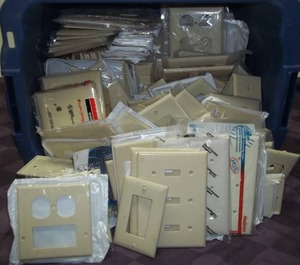 lot 89 image: Switch and Outlet Covers