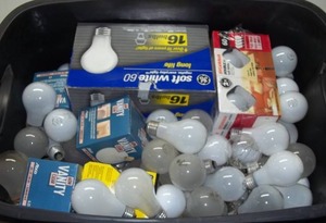 lot 107 image: Assorted Light Bulbs