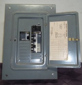 lot 126 image: 100 Amp Service Box