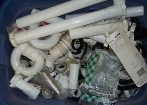 lot 137 image: Assorted Plumbing Pipes and Fittings