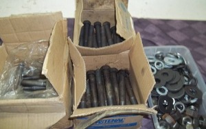 lot 165 image: Large Nuts and Bolts