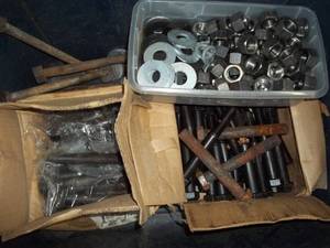 lot 167 image: Large Nuts and Bolts