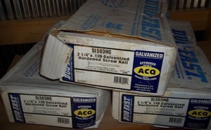 lot 188 image: Hardened Screw Nails