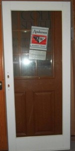 lot 201 image: Glass Panel Door