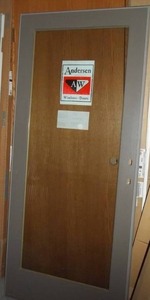 lot 203 image: Glass Panel Door