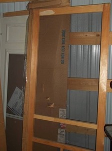 lot 228 image: Storm Door, Screen Door, and More