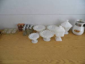 Milk Glass - SP Shakers - Coffee Pot