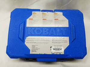 lot 8 image: Kobalt 42-Piece 38-in Drive Hex Torx Phillips Flathead Bit Standard (SAE) and Metric Combination Driver Socket Set