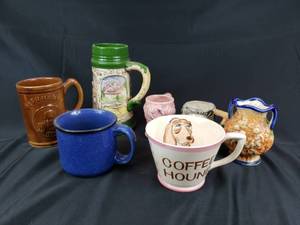 lot 25 image: Lot of Mugs and Steins
