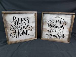 lot 61 image: Decorative Craft Signs