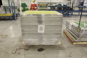 lot 28 image: Lot of (28) Aluminum Screen Printing Screens
