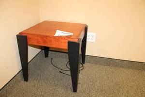 lot 49 image: Wood Office Side Table