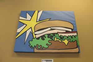 lot 70 image: The Hamburger Wall Art