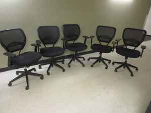 lot 508 image: OFFICE STAR ADJUSTABLE OFFICE CHAIRS