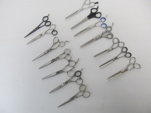 lot 245 image: Large Lot of High End ScissorsShears 