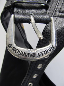 lot 136 image: HARLEY DAVIDSON Genuine Leather Motorcycle Chaps