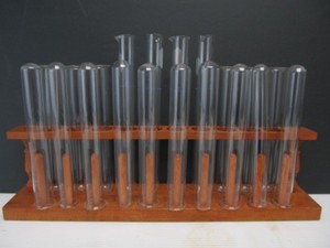 lot 75 image: Group of Vintage Scientific Glass Test Tubes