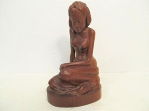 lot 159 image: Lovely Hand Carved Nude Figure